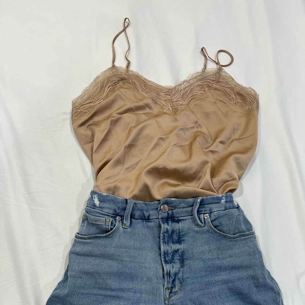 Express -  spaghetti strap lace top